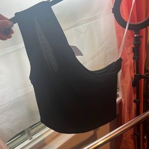 Gorgeous one shoulder crop top!